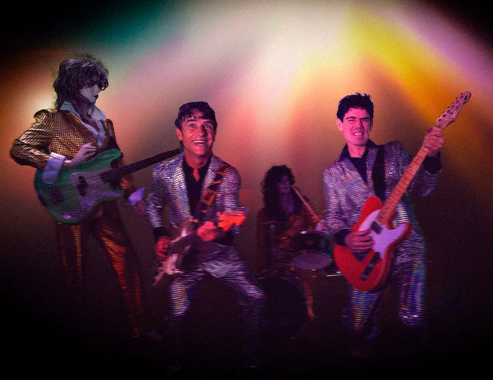 Los Requesones en sesión de fotos